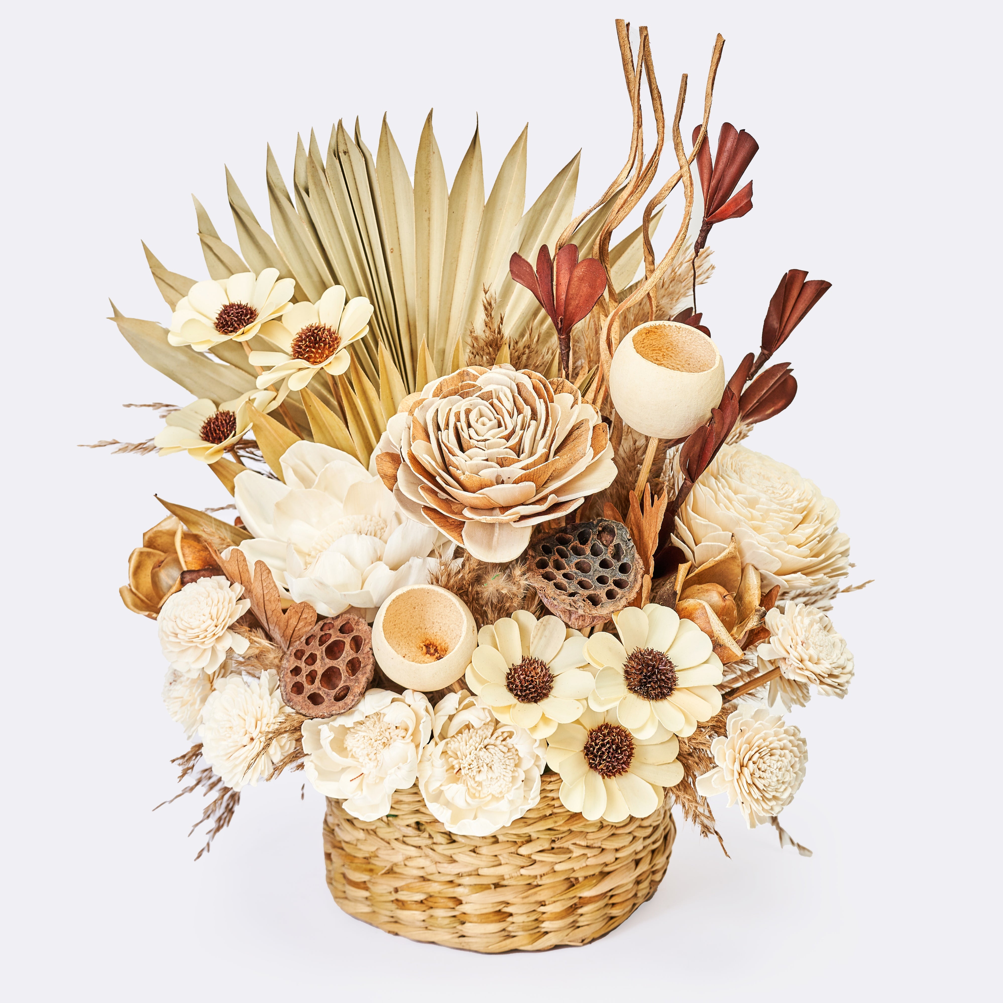 Golden Flower Basket