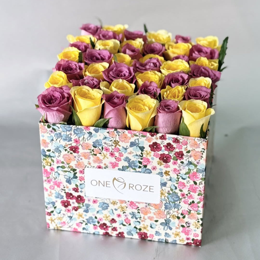 Midnight Bloom Rakhi Box