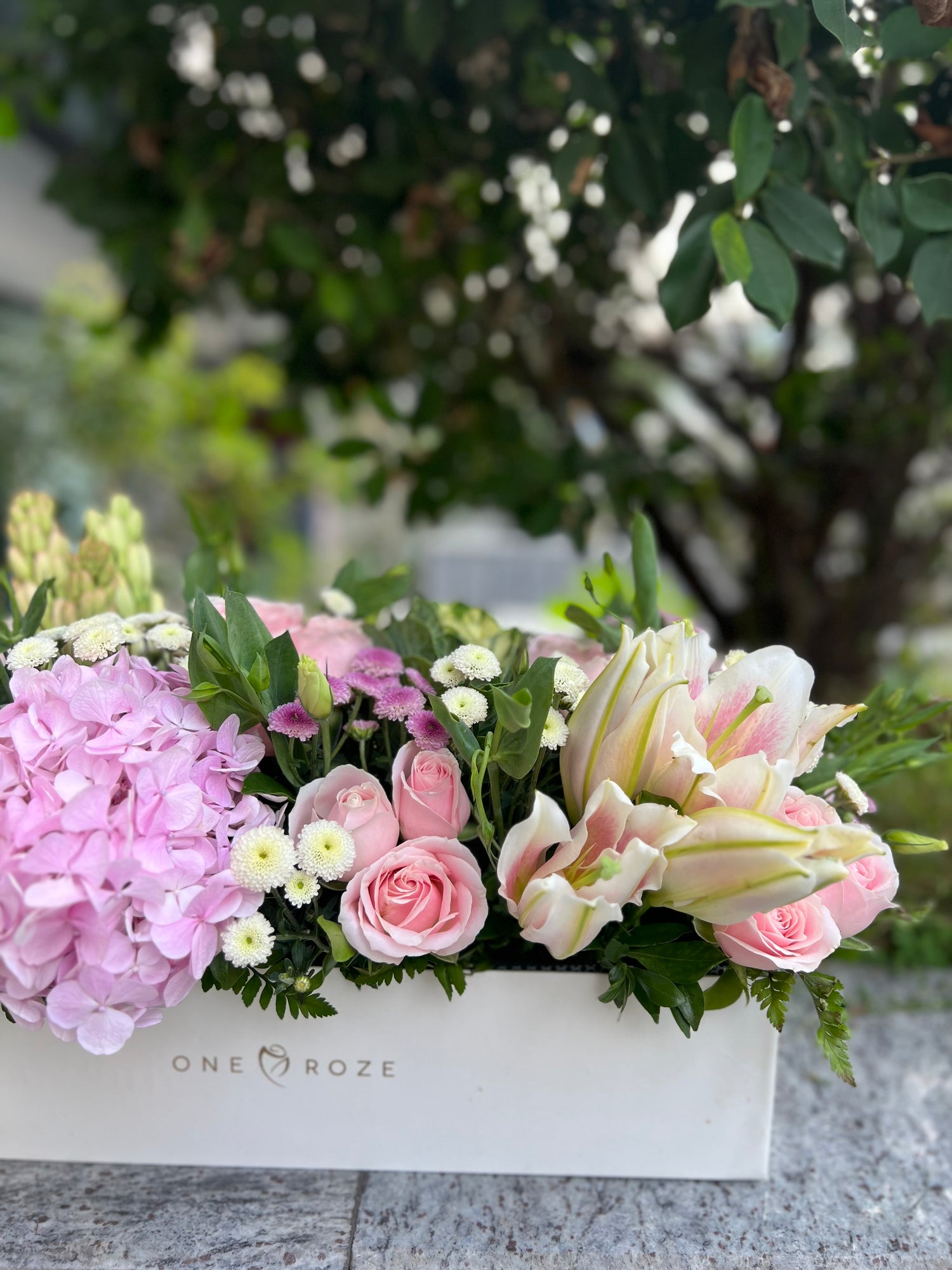 White Tray Box (Pink)